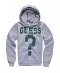 guess femmes veste mode 2012-2019U hoodie big ask gris vert